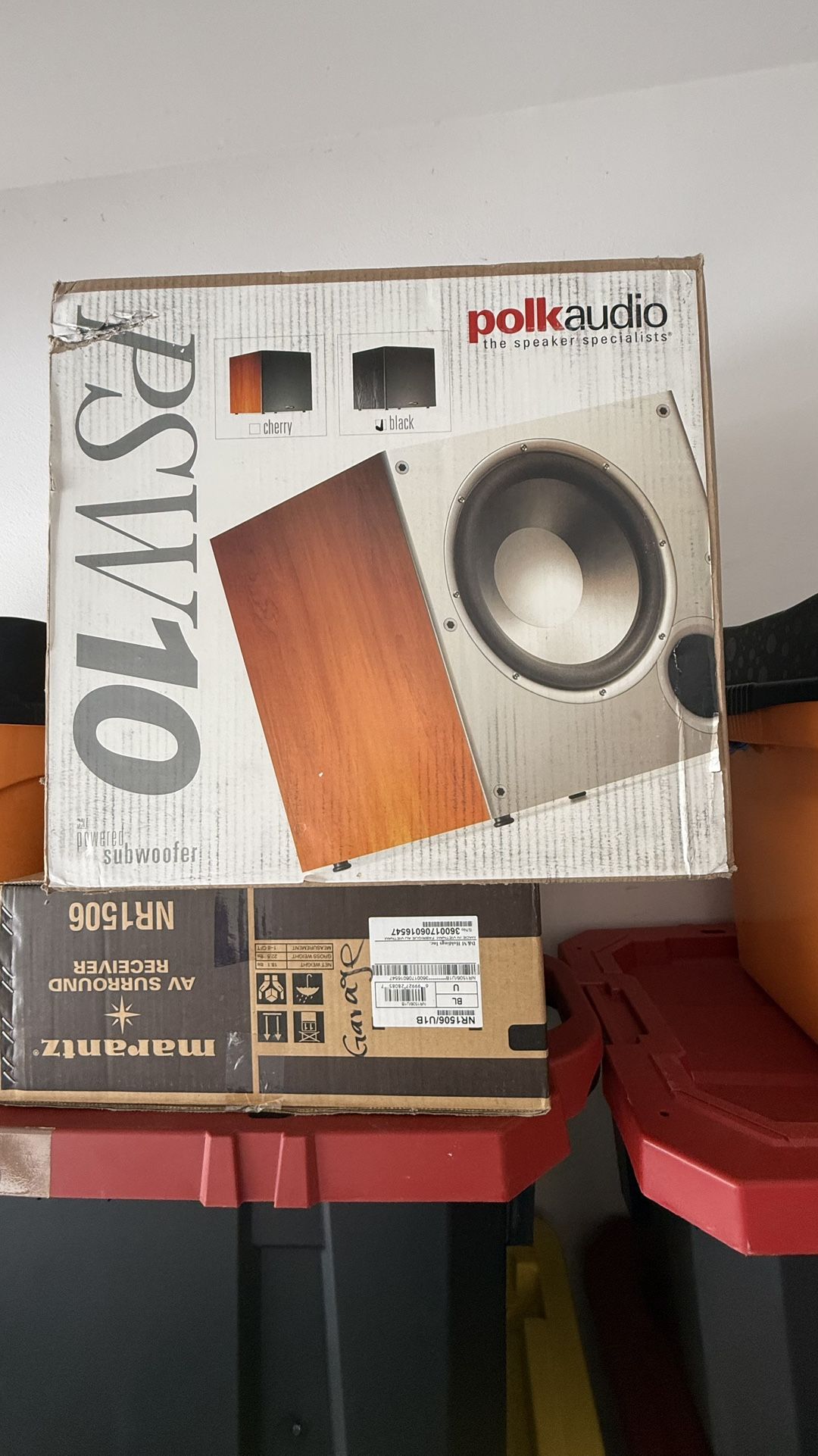 Polk Audio PSW10 Home Theater Subwoofer - Brand New