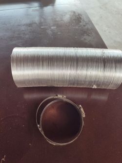 Dryer vent and clamps