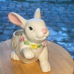 Vintage Bunny Rabbit Plant Vase 