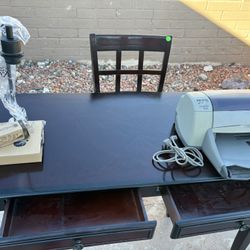 Mahogany Desk Or Entry Table