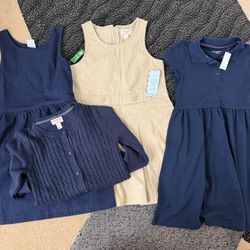 Girls Uniform Dresses And Cardigan Size 8