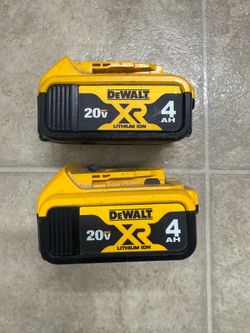 4ah Dewalt Batteries