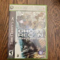 Tom Clancy's Ghost Recon: Advanced Warfighter (Microsoft Xbox 360, 2006)