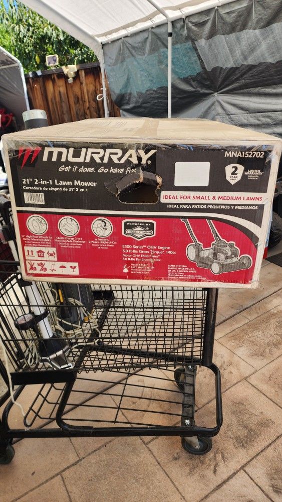 Un Opened Murray Lawn Mower