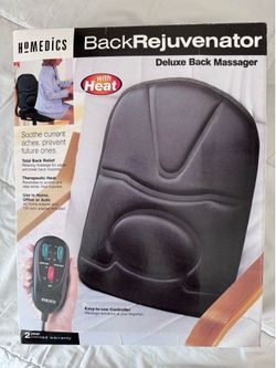 Homedics - Back Rejuvenator - Deluxe Black Massager