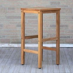 BRAND NEW Outdoor Furniture Teak 100% FSC Certified Wood Stool
