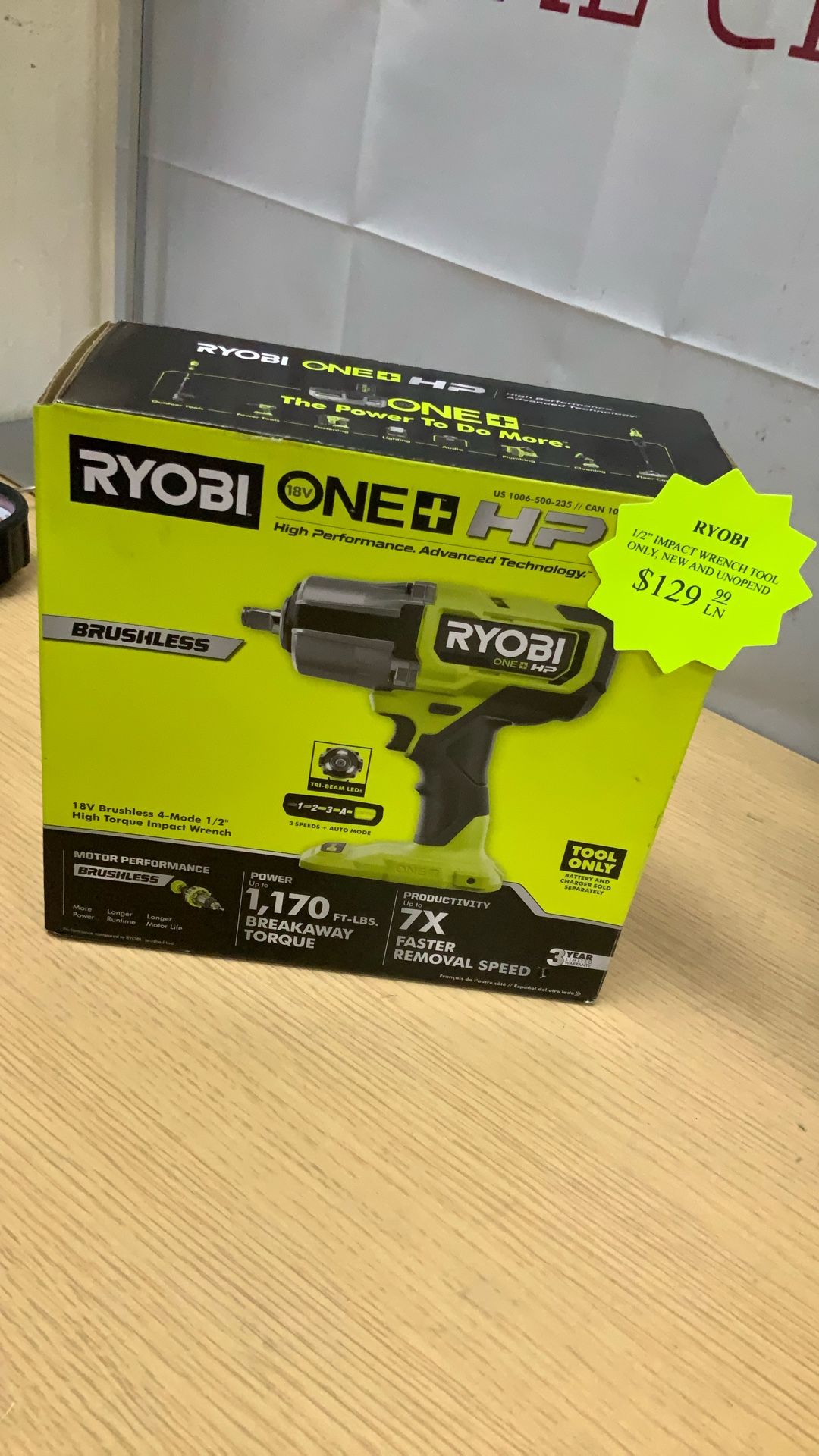 10035 Ryobi Impact Wrench 33581