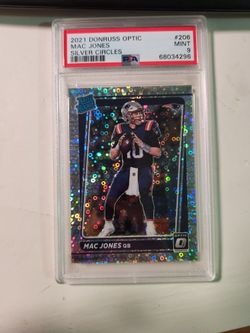 Mac Jones Silver Circles Psa 9 Optic