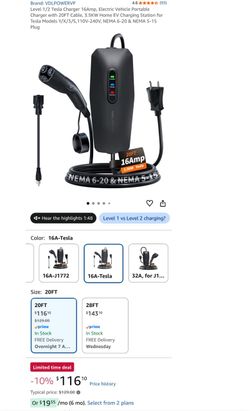 Tesla Level 1/2 charger for home
