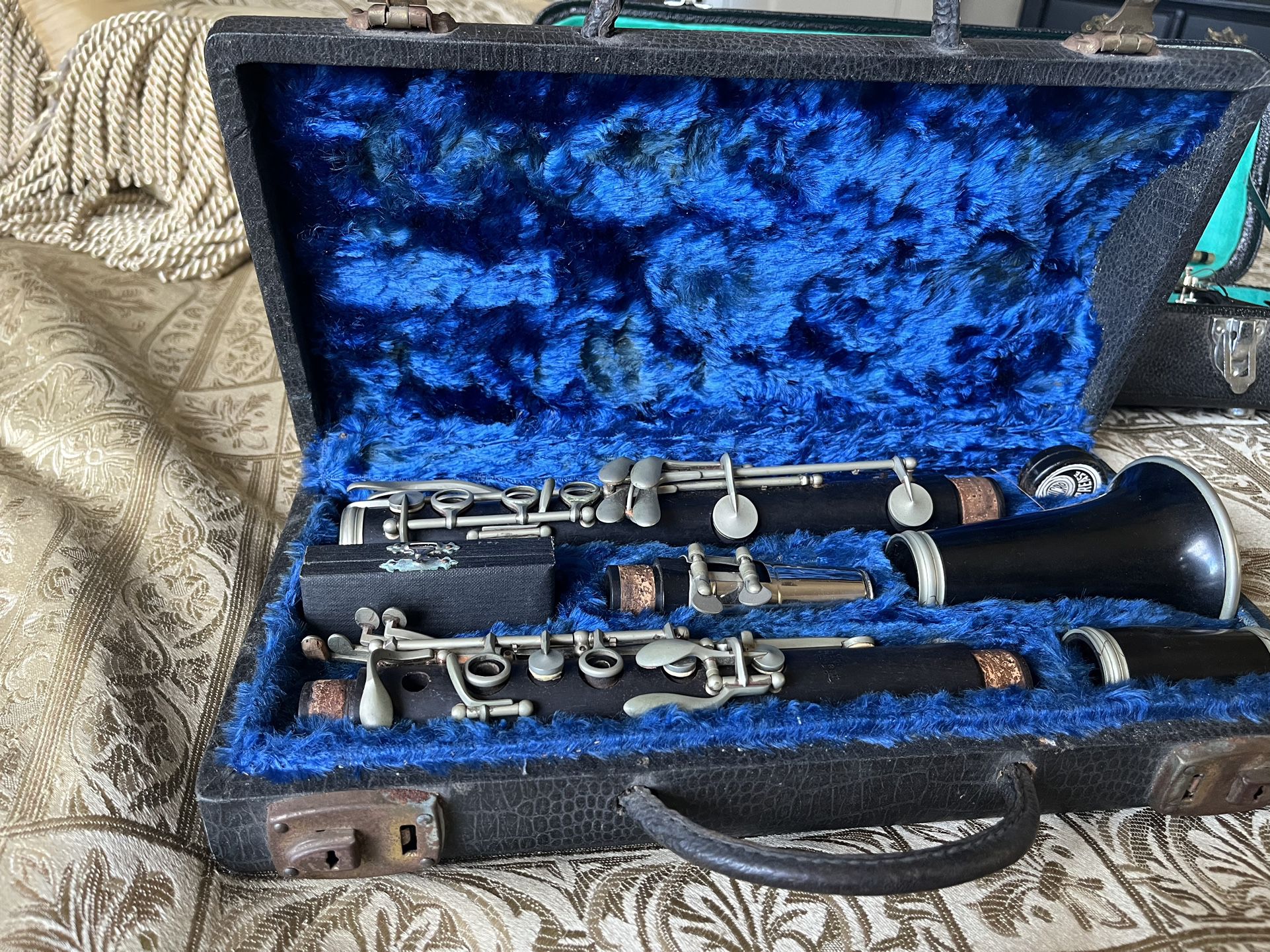 Vintage Clarinet Made In Germany , Lark Violin 