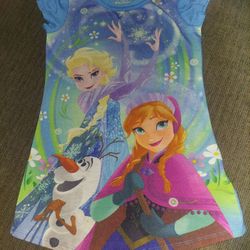 Disney Anna And Elsa Sleepwear Size 4T And Jacket Frozen 