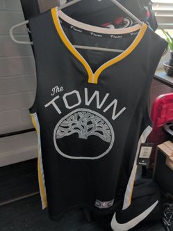 Fanatics Blank Number/Back Warriors alternate basketball jersey. Medium. New