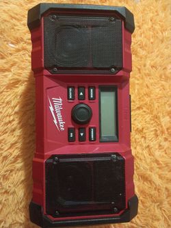 Milwaukee job site stereo.