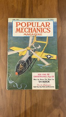 Vintage Popular Mechanics Magazine From June 1954
