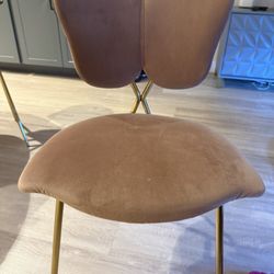 4 Pink Aitana Velvet Upholstered Side Chairs by Etta Avenue