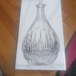 Rare Find..Shannon Crystal By Goldinger Wine Decanters..New