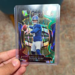 Panini Select Jaxson Dart Rookie Card Green