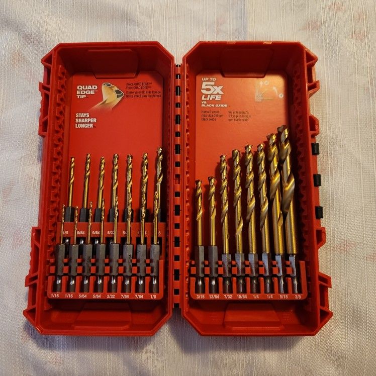 Milwaukee Drill Bit Set for Sale in Seattle, WA OfferUp