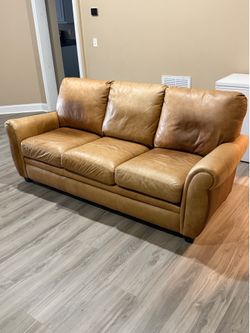 LANE Leather Couch and Loveseat