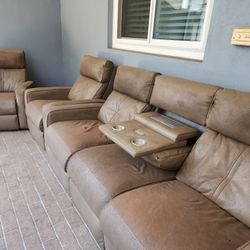 Fully Functional Recliner Set W/charger Box