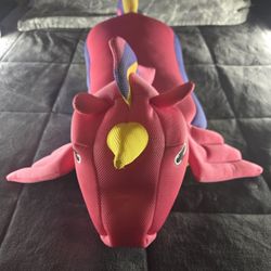 Goffa Jumbo (Pink, Purple & Yellow) Unicorn Bean-Bag Plushie Toy