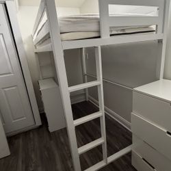Metal Loft Twin Bed