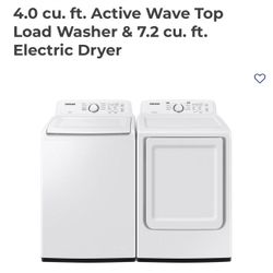 Washer And Dryer 