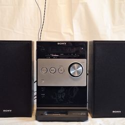 Sony HCD-FX300i Micro Hi Fi System Component Ipod Iphone Dock , CD / AM-FM Radio
