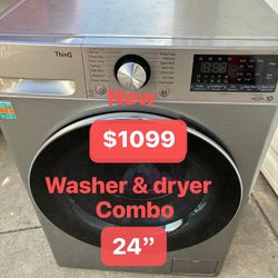 24 “ LG Washer And Dryer All In One Combo 