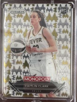 2024 Panini Prizm Monopoly Caitlin Clark Millionaire White SSP RC