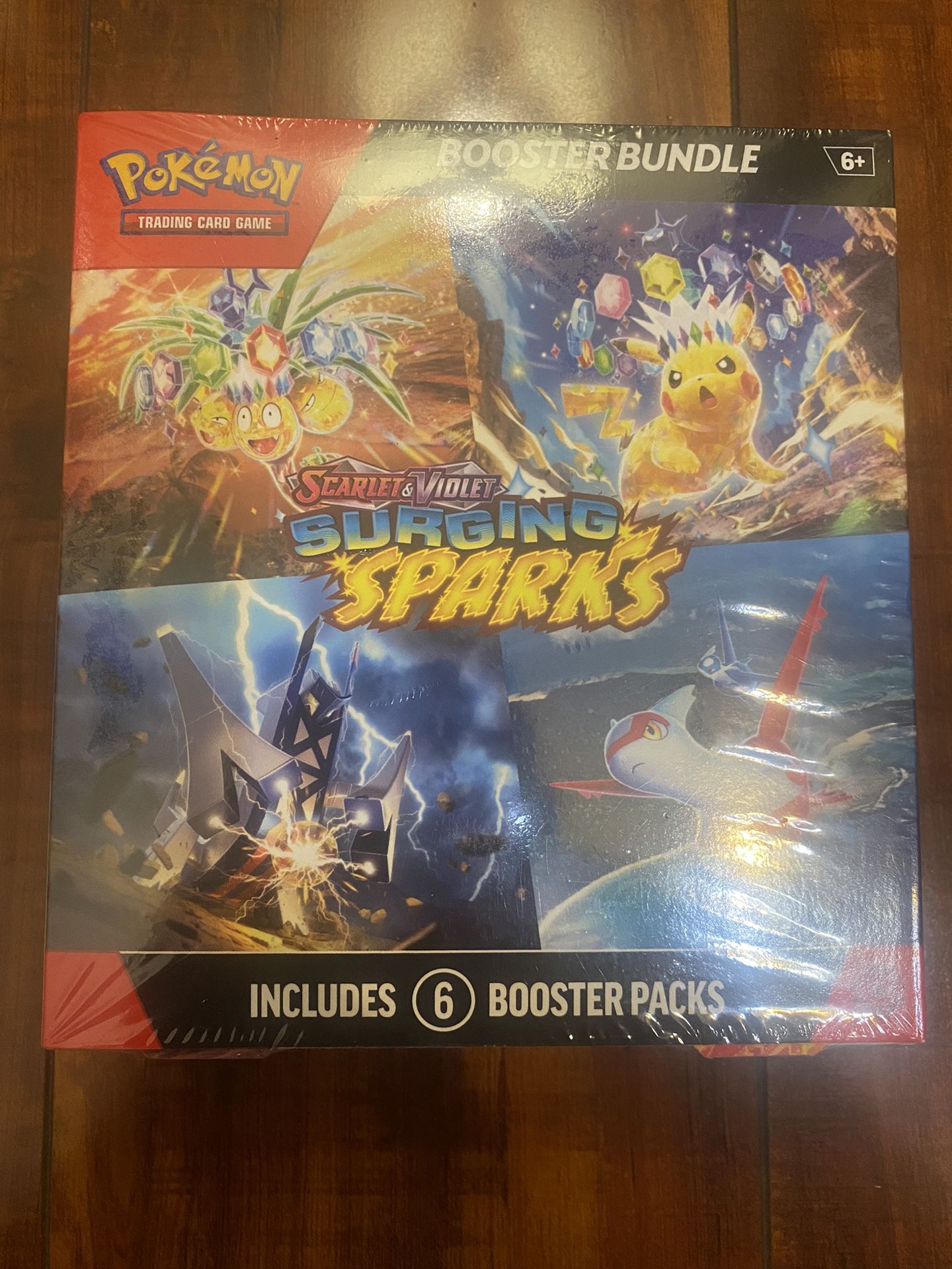 Pokemon Surging Sparks Booster Bundle 6 Pack Box! Brand New! Sealed!