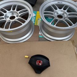 Acura Rsx Dc5 Integra JDM Type R Steering Wheel Pc Red Badge 