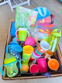 Baby toddler feeding, spoon, bibs, sippy cups, snack cups,etc