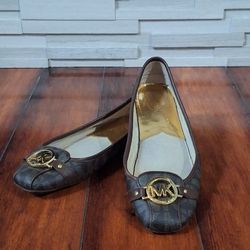 Michael Kors Brown Ballet Flats Size 11