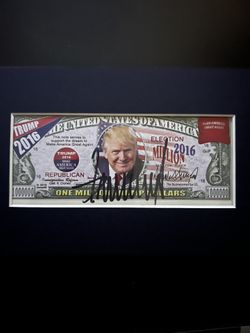 Donald Trump Autograph 