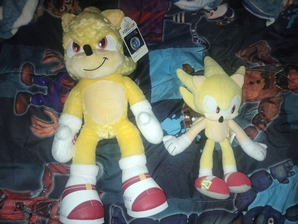 Super Sonic Plushies