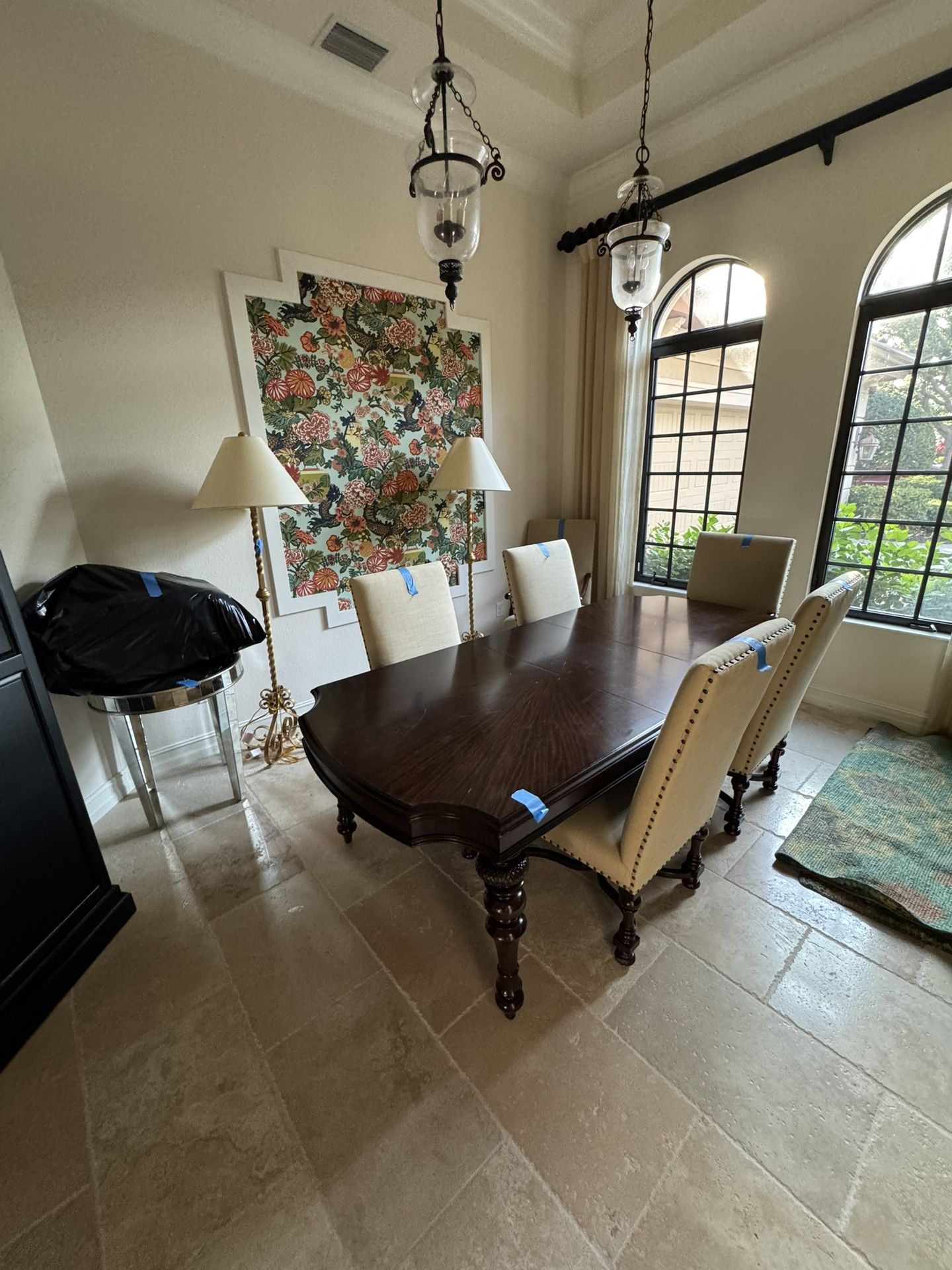 Solid Wood Dining Table And Chairs