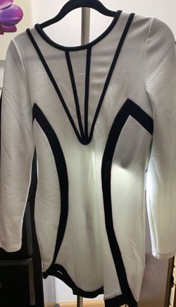 Black and white dress