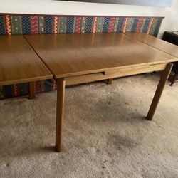 Danish Furniture Dining Room TABLE all real Wood expandable