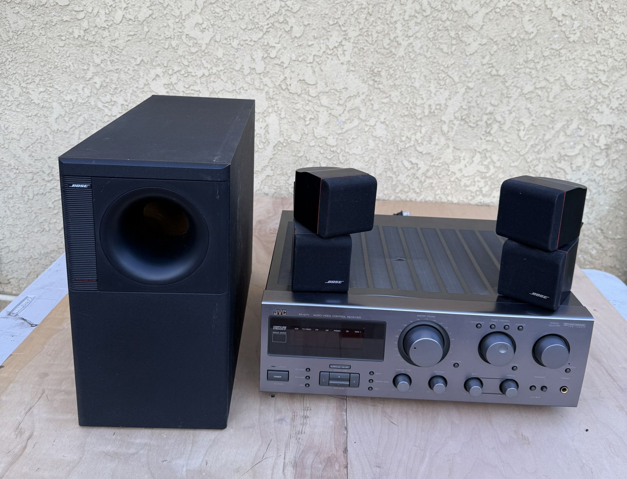 Bose Acc 7 with JVC Sound System For 50.00