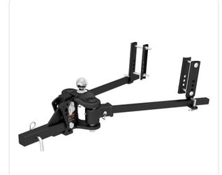 Hitch  with stabilizer