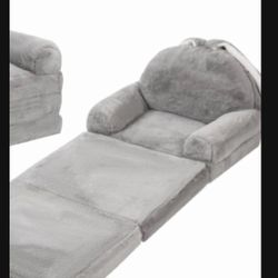 Getmo Resin Plush Foldable Kids Sofa Toddler Couch Boys Girls Baby Comfy Chair Infant 