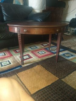 Antique, Coffee Table From 1940s Imperial Grand Rapids Stander, "Made With Solid Mahogany Wood" Exact Measurement 28W X20LX18H