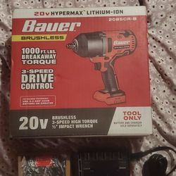 1/2" Impact bauer brushless breakaway torque wrench 