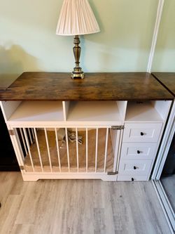 Dog Crate with storage