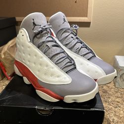 Jordan retro 13 grey toe Sz 12