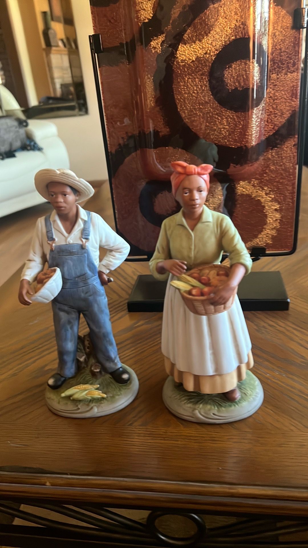 African American farmers couple
