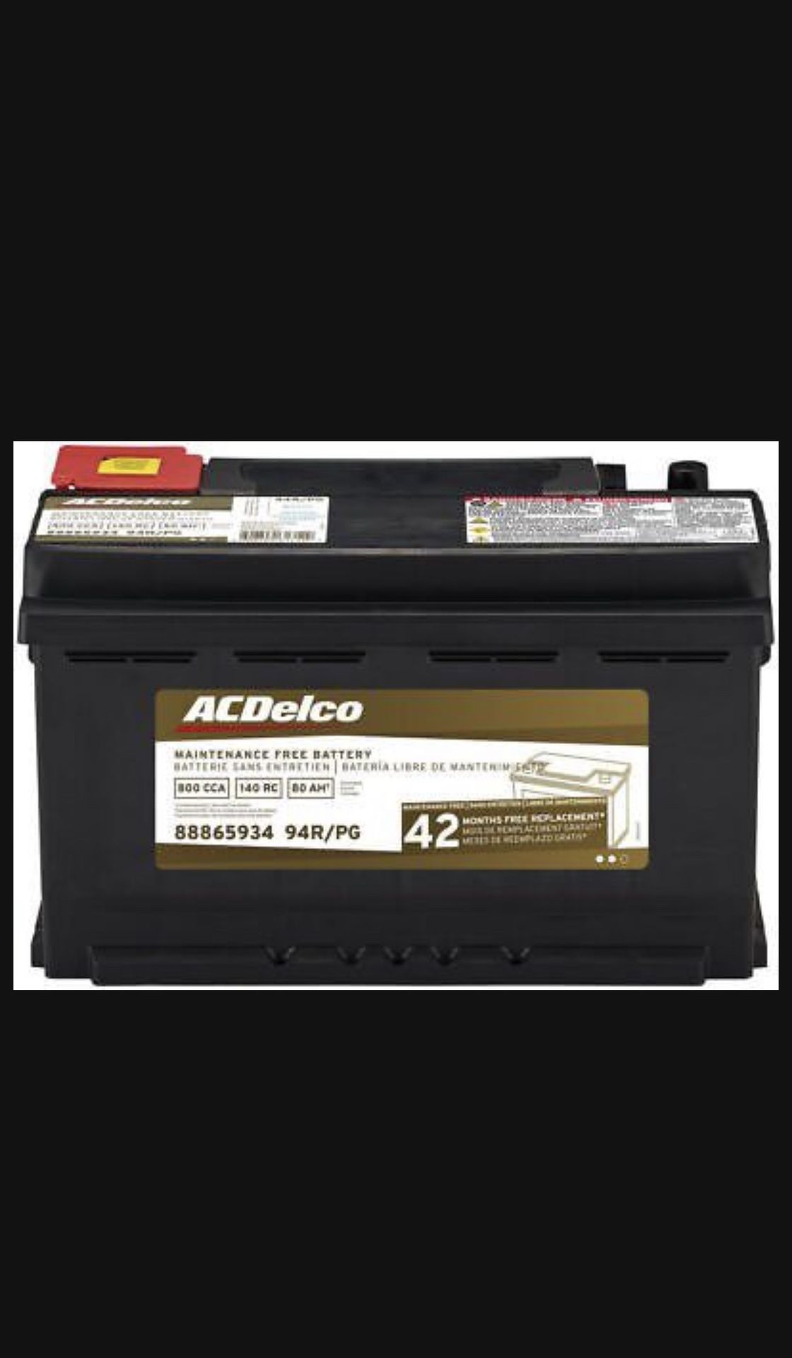 ACDELCO GENUINE OE GM BATTERY