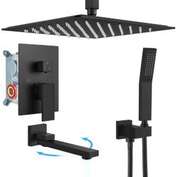 Gotonovo 12 inch Rain Shower Faucet System.