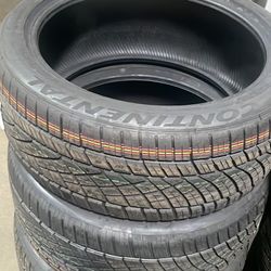 255-40-20 CONTINENTAL DWS-06 All Season Tires installed (4) New 50,000 Mile Warranty-We Finance 